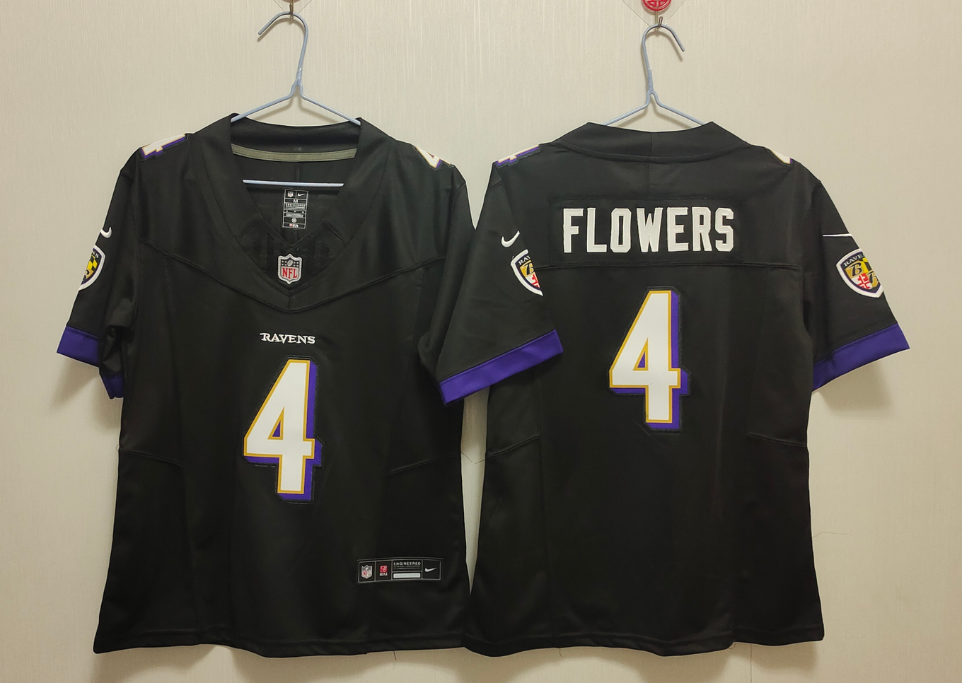 Youth Black Baltimore Ravens #4 Zay Flowers 2025 F.U.S.E Vapor Limited Football Jersey